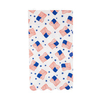 Scattered Flag Scallop Guest Napkin