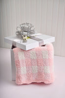 Gingham Chenille Baby Blanket
