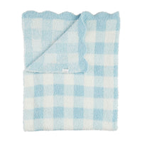 Gingham Chenille Baby Blanket