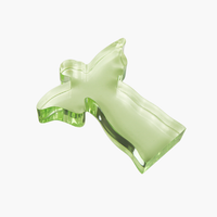 Small Green Acrylic Angel Weight