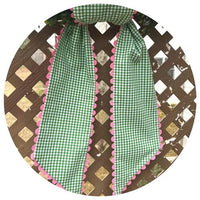 Gingham Sashes with Trim