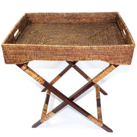 Rectangular Butler Tray with Stand