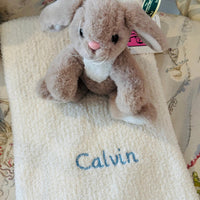 Scallop Chenille Baby Blanket