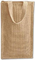 Monogrammed Jute Wine Bags