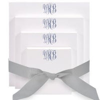Delavan Monogram 4 Tablet Set with Ribbon