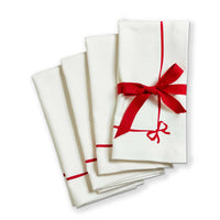 Christmas Very Merry Bow Napkin/Set Of 4