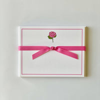 Pink Hydrangea Flat Note Cards