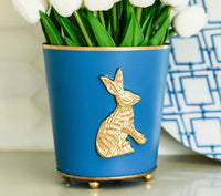 Regency Collection Rabbit Round Cachepot