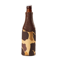 Monogrammed Campaign Leather Bottle Hugger