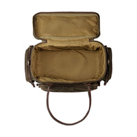 Monogrammed Waxed Canvas Guide Bag