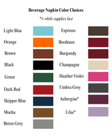 Custom Linun Napkins (Color)