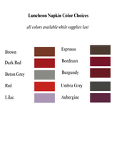 Custom Linun Napkins (Color)