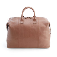 Weekender Duffel Bag in Pebble Grain Leather
