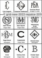 Monogrammed Aristocrat Coolers