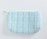 Small Abide Stripe Cosmetic Bag