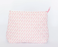 Large Bloom Floral Cosmetic Bag