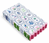 Mahjong Scallop Edge Guest Towel