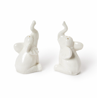 Lucky Elephants Salt & Pepper Shakers