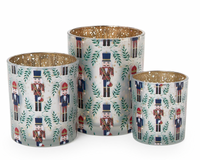 Nutcracker Tealight Candleholders S/3