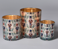 Nutcracker Tealight Candleholders S/3