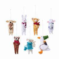 Hand-Crafted Felt Ornaments