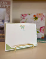 Jeweled Butterfly Flat Notecards