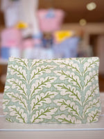 Sprig Green Cosmetic Bag