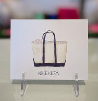 Canvas Tote Boxed Note Cards