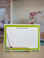 Golf Club Flat Notecards