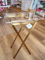 Acrylic Folding Side Table