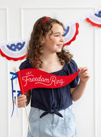 Let Freedom Ring Felt Pennant Banner