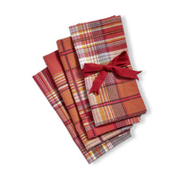 Gathering Plaid Napkin Set