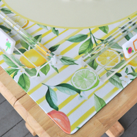 Fruit Stand Citrus Mahjong Mat