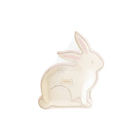 White Bunny Paper Plates