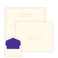 Anthony Embossed Folded Notes