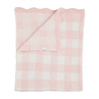 Gingham Chenille Baby Blanket