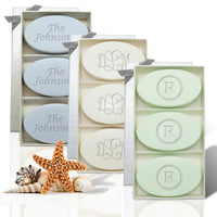 Signature Spa Monogram Soap - 3 Bar Gift Set