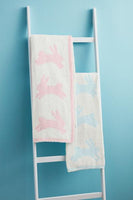 Bunny Chenille Baby Blanket