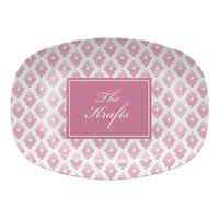 Monogrammed Aztec Melamine Platter