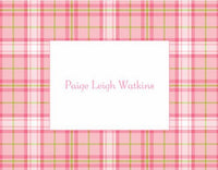 Plaid Folded Notes (2 Colors)