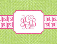 Greek Key Band Folded Notes (3 Colors)