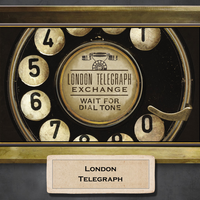 London Telegraph Copper Accent Tray