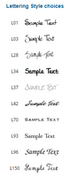Initial and Name Napkin - Foil Pressed