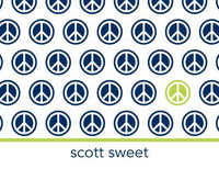 Peace Repeat Folded Notes (2 Colors)