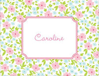 Emma Floral Pink Foldover Note