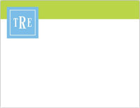 Peyton Cornflower Flat Notecard