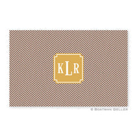 Herringbone Chocolate Placemat