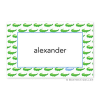 Alligator Repeat Blue Placemat
