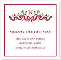 Ribbon Holiday Stickers