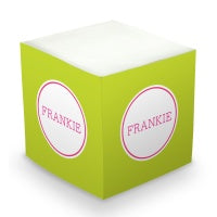 Bright Sticky Memo Cube